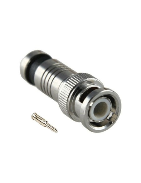 Bysecur bysecur-80 bsc01694 bnc conector compressão macho cabo coaxial rg59