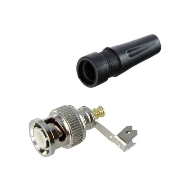 Comprar BYSECUR BYSECUR-82 Conector BNC macho recto ( Tornillo ) para instalaciones de CCTV BSC00775