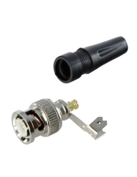 Comprar BYSECUR BYSECUR-82 Conector BNC macho recto ( Tornillo ) para instalaciones de CCTV BSC00775