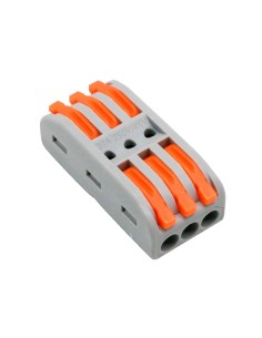 Comprar BYSECUR BYSECUR-410 Conector de Cable 3 Entradas y 3 Salidas Calibre del cable 28 ~ 12AWG BYCON33