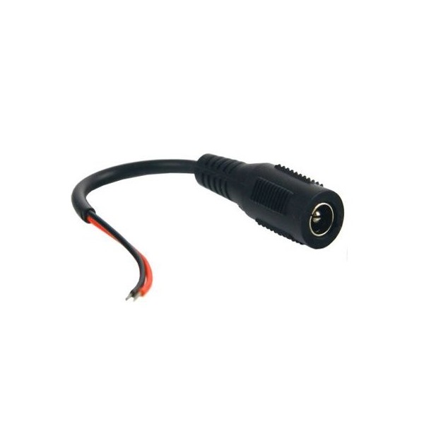 Acheter BYSECUR BYSECUR-92 Connecteur d’alimentation femelle standard avec câble parallèle rouge et noir de 10 centimètres