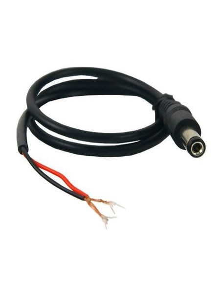 BYSECUR BYSECUR-93 BBSc00138 Conector masculino Power Standard com 10 centímetros de cabo vermelho preto