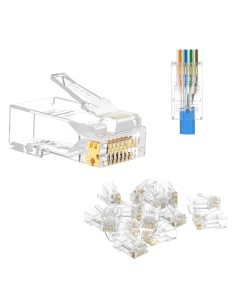 Comprar BYSECUR BYSECUR-327 Conector Pasante RJ45 Cat 5e single row BSCRJ455SR
