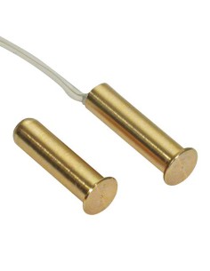 Bysecur alarmes bysecur-alarm-11 CTI002 Latão eletromagnético contato 7.5mm fiação para montagem incorporada grau 2