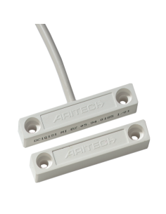 Comprar ARITECH ARITECH-112 Contacto magnético para superficie, polarizado. Apertura operativa máx. 15-31mm. 2m de cable. Blanco