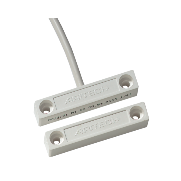 Comprar ARITECH ARITECH-112 Contacto magnético para superficie, polarizado. Apertura operativa máx. 15-31mm. 2m de cable. Blanco