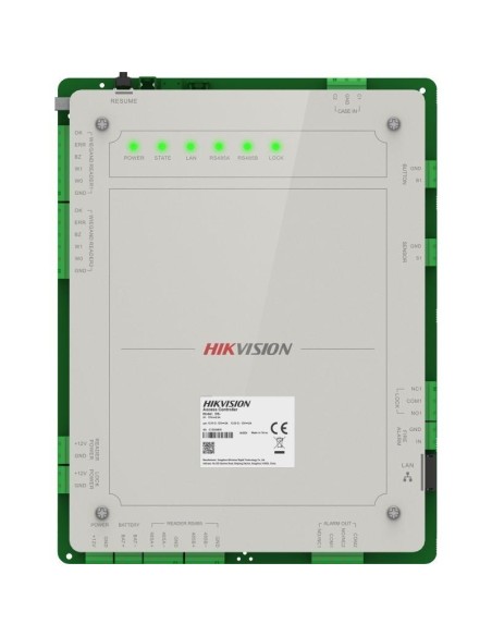 Comprar HIKVISION ACCESS CONTROL HIK-ACC-410 Controladora acceso multi-identificación facial, huella, tarjeta, QR o PIN. 1 puert