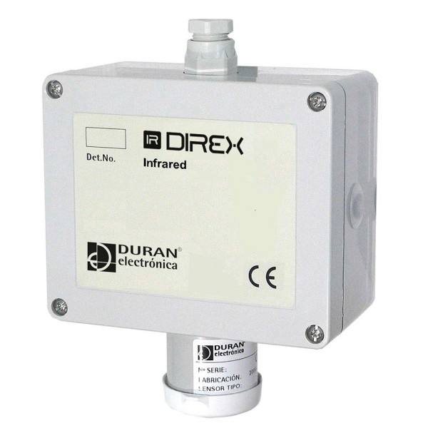Acheter DURÁN DURAN-12 Détecteur infrarouge de CO2 DIREX RS485 IP65 0-2 % v/v. 0-20000 ppm