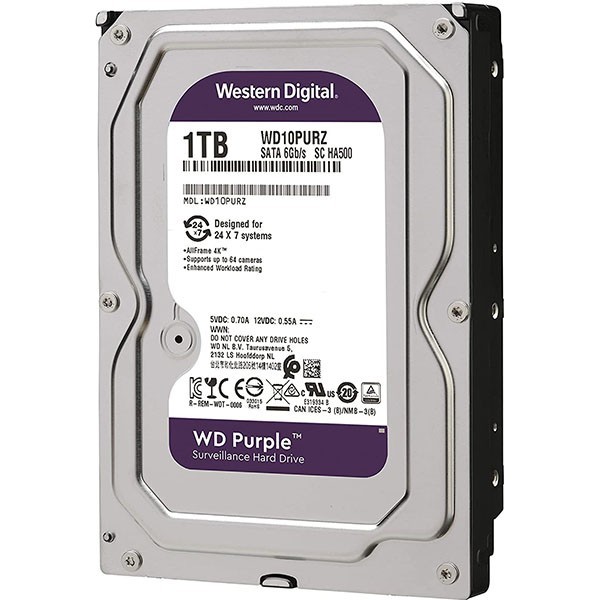 Disco rígido Western Digital Digital-2 WD11Purz de 1 TB (1024 GB) Roxo Digital Ocidental.