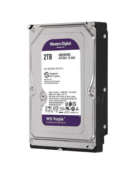 Ocidental Ocidental-3 WD23Purz 2 TB Disco Rígido (2048 GB) Roxo Digital Ocidental.