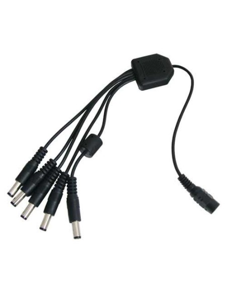 Comprar BYSECUR BYSECUR-107 Distribuidor de alimentación para 5 cámaras - 1 entrada Macho estándar - 5 salidas Hembra estándar .