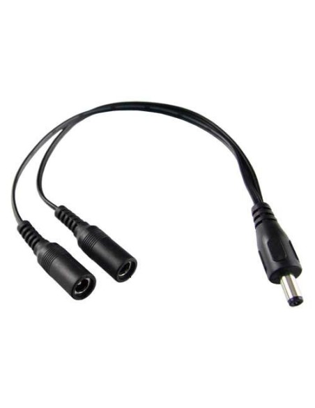 Comprar BYSECUR BYSECUR-109 Distribuidor de alimentación para cámaras de seguridad- 1 entrada  Macho estándar - 2 salidas Hembra