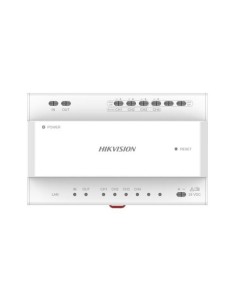 HikVision Intercom Hik-Intercom-8 DS-KAD704Y Distribuidor Vídeo / Áudio Dois Fios Conexão Cascata 4CH TCP / IP RJ45 Hikvis