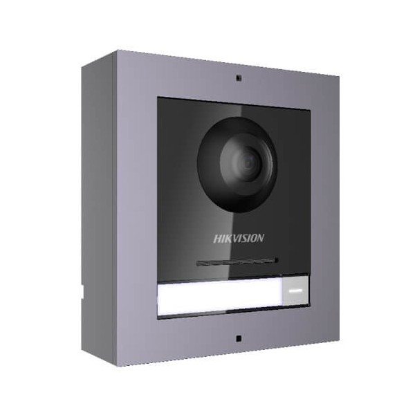 Comprar HIKVISION INTERCOM HIK-INTERCOM-187 Estación de puerta modular Superficie Videoportero IP Cámara 2MP Botón IP65 2 relés 