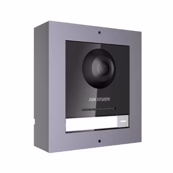 Acheter HIKVISION INTERCOM HIK-INTERCOM-187 Station de porte modulaire en saillie Visiophone IP Caméra 2 MP Bouton IP65 2 relais