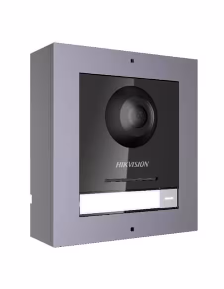 Acheter HIKVISION INTERCOM HIK-INTERCOM-187 Station de porte modulaire en saillie Visiophone IP Caméra 2 MP Bouton IP65 2 relais