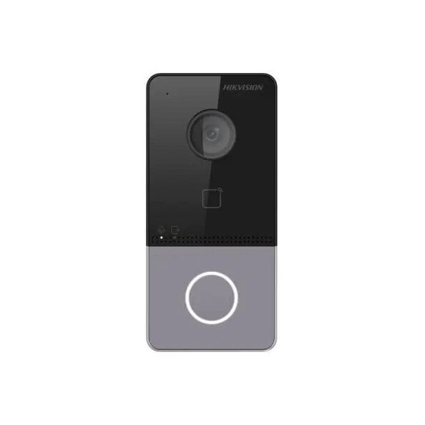 Kaufen HIKVISION INTERCOM HIK-INTERCOM-98 Video-Türsprechanlage Türstation PoE 2MP IR-Kamera Taste Mifare-Karte Zwei-Wege-Audio 