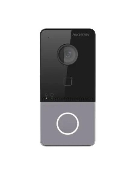 Kaufen HIKVISION INTERCOM HIK-INTERCOM-98 Video-Türsprechanlage Türstation PoE 2MP IR-Kamera Taste Mifare-Karte Zwei-Wege-Audio 