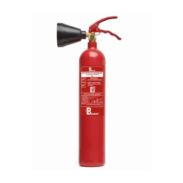 Comprar BYSECUR BYSECUR-369 Extintor De Dióxido De Carbono Co2 2KG VU-2CO2-334B