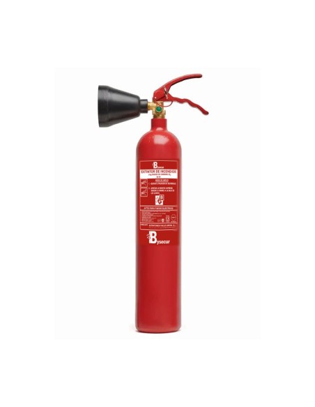 Comprar BYSECUR BYSECUR-369 Extintor De Dióxido De Carbono Co2 2KG VU-2CO2-334B