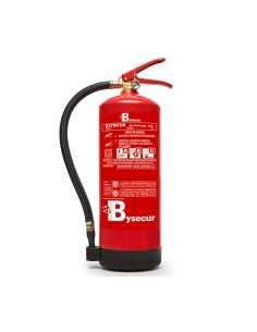 BYSECUR BYSECUR-373 VU-6-PP Chemical Pó Extintor ABC 6KG com base de plástico