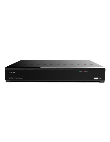 Risco Risco-352 RVVR044K1RA NVR 4CH POE Gravador 12MP 4K Vupoint Risco