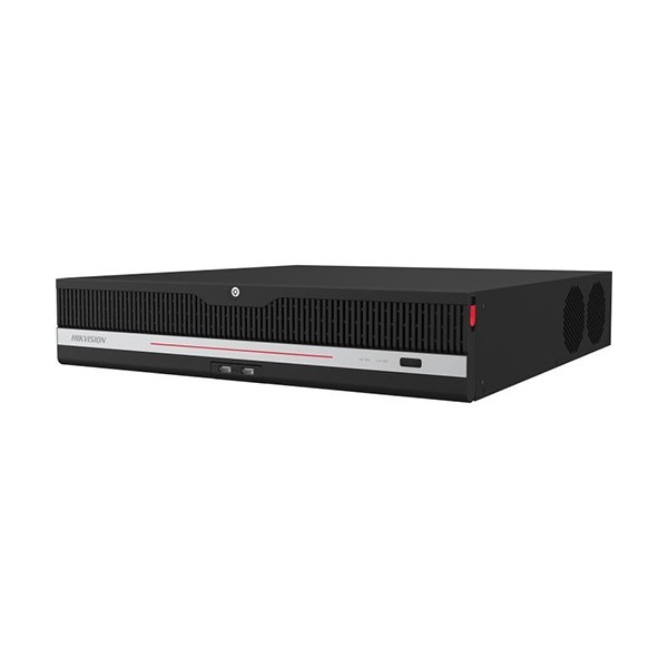 Hikvision Solutions HIK-SOL-773 IDS-9664NXI-M8 / X Gravador NVR IP 64CH 2U 8K Deepinmind 8HDD E / S Alarme de áudio 16/9 Funções