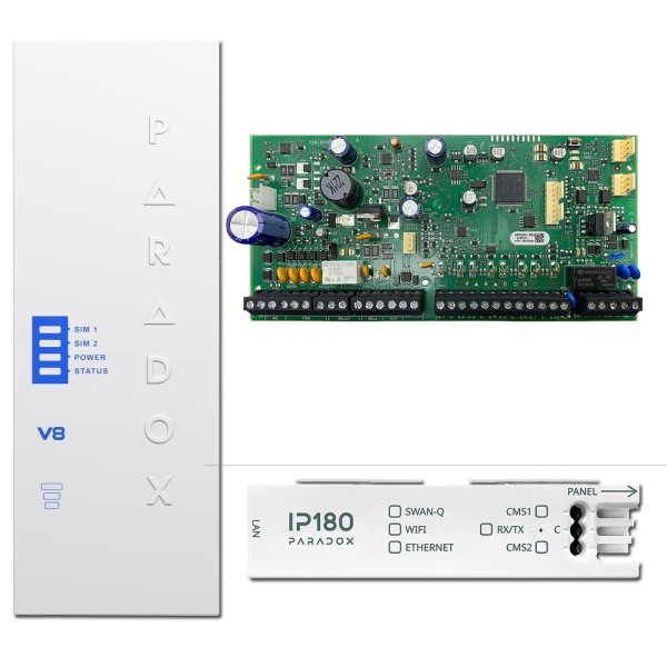 Paradox Paradox-208 Kit-MQTT-SP6000 + KIT Adaptação para MQTT Paradox SP6000 +, IP180 Module, Módulo PCS265V8