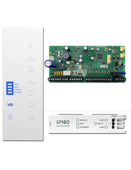 Paradox Paradox-208 Kit-MQTT-SP6000 + KIT Adaptação para MQTT Paradox SP6000 +, IP180 Module, Módulo PCS265V8