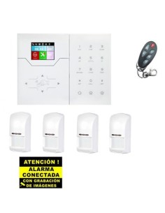 Comprar BYSECUR ALARMS BYSECUR-ALARM-30 Kit de Alarma Bysecur IP / GSM. Central + 4 PIR + Mando BSC02294