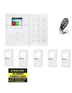 Kaufen BYSECUR ALARMS BYSECUR-ALARM-32 Bysecur IP-/GSM-Alarmanlagen-Kit. Zentrale + 5 PIR + Fernbedienung