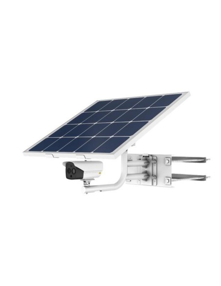 Comprar HIKVISION THERMAL HIK-THERMAL-63 Kit de cámara térmica con energía solar panel 80W batería 36mAh DS-2TXS2628-10P/QA/GLT/