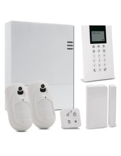 Acheter RISCO RISCO-267 Kit LightSYS Air avec module 4G + 2 × caméra PIR + Contact + Télécommande + Clavier