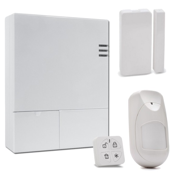 Acheter RISCO RISCO-291 Kit LightSYS Air avec module 4G + Télécommande Panda + Détecteur iWAVE anti-animaux/PIR sans fil + C