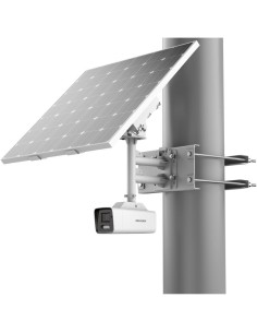 Acheter HIKVISION SOLUTIONS HIK-SOL-621 Kit IP 4G Alimentation solaire 4K Caméra 8 MP 2.8mm ColorVu WDR130 IP67 Lumière blanche 