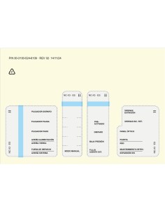 Comprar KIDDE KIDDE-742 Kit Plantilla de idiomas - Español para Panel de incendios convencional y extinción - 3 zonas NC-PX3-LK-