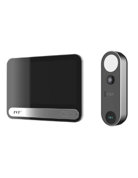 Comprar TVT TVT-326 Kit videoportero IP WiFi Video Doorbell 2MP + Pantalla Táctil Wifi 7" TVT TD-KIT-VP/PE/WF