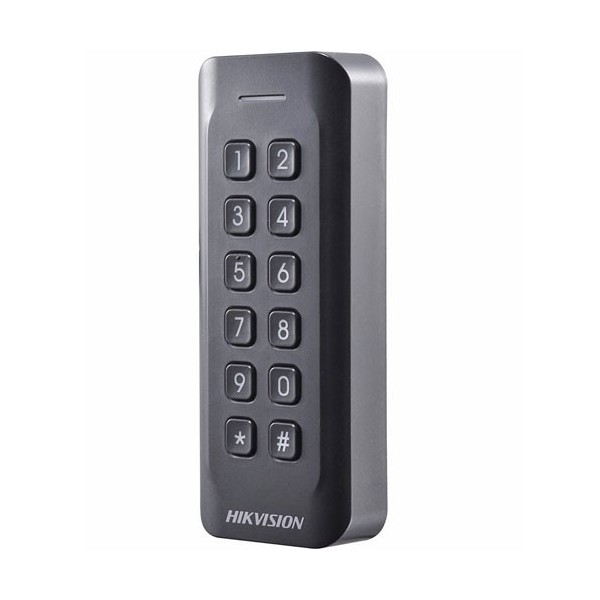 Comprar HIKVISION ACCESS CONTROL HIK-ACC-53 Lector de tarjetas Mifare con teclado Hikvision DS-K1802MK