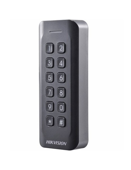 Comprar HIKVISION ACCESS CONTROL HIK-ACC-53 Lector de tarjetas Mifare con teclado Hikvision DS-K1802MK