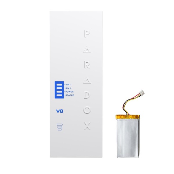 Paradoxo Paradox-206 PCS265V8_Battery Módulo Communicator LTE 4G / 2G Paradox V8 com bateria incluída
