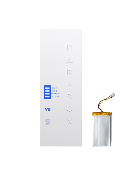 Comprar PARADOX PARADOX-206 Módulo comunicador LTE 4G / 2G Paradox V8 con Batería Incluida PCS265V8_battery