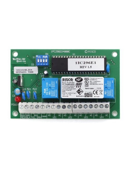 Acheter RISCO RISCO-119 Module d’extension à 4 sorties relais de Grade 3 pour centrales LightSYS+