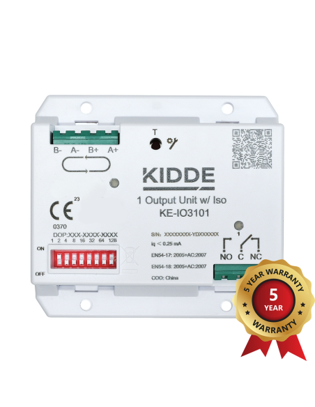 KIDDE KIDDE-551 KE-IO3101 Módulo Inteligente Inteligente 1 Saia com isolante