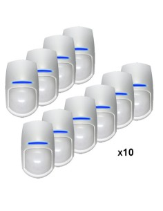 Hikvision Alarmes Hik-Alarme-177 10xkx15dtam Pack 10 Detecutores PIR Double Technology Pyronix KX15DTAM