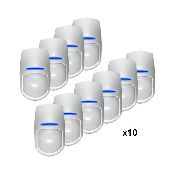Alarmes Hikvision Hik-Alarme-66 10xkx15dt Pack de 10 Pir Pyronix KX15DT Grau 2 Detectores