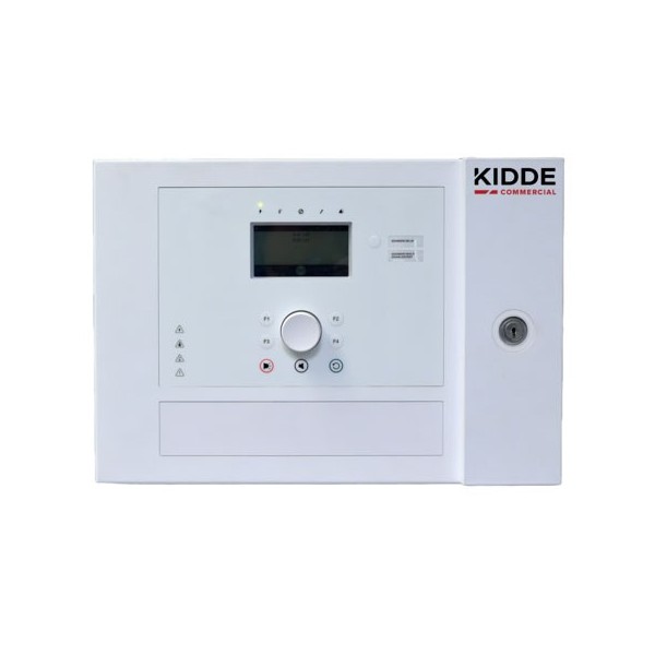 Kidde Kidde-471 2x-AF2-S-09 Panel de Fogo analógico endereçável, 2 laços, pequena caixa. Até 128 elementos por loop