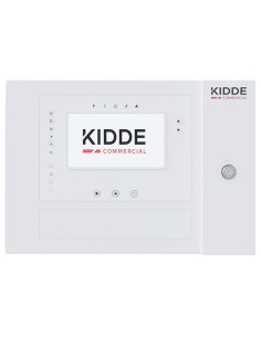 Kidde Kidde-492 2x-At-F2-FB-S painel Endereçável Endereçável Analógico Touch Screen 7 "e controles de incêndio, 2 laços. Caixa 