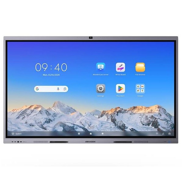 Comprar HIKVISION DISPLAY HIK-DISPLAY-234 Pantalla interactiva UHD 4K 86" 3840×2160 Certificado EDLA. RAM 8GB, 128GB. Cámara. Mi