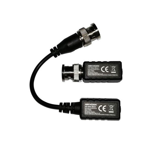 Comprar HIKVISION ACCESSORIES HIK-58 Pareja de baluns de solo video Hikvision para Cat5 o Cat6. Versión eco DS-1H18S/E-E