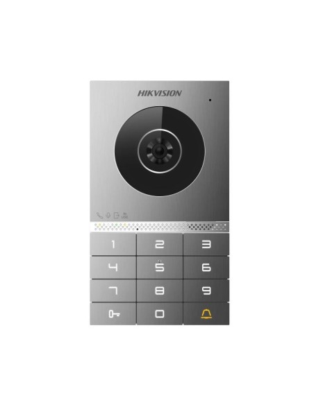 Hikvision Intercom Hik-Intercom-264 DS-KV7023EY-IME2 placa externa HD Plantador de vídeo 2MP 2MP Câmera numérica teclado PIN